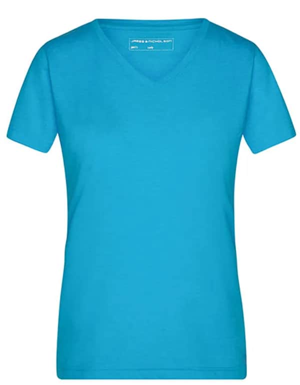 Ladies´ Heather T-Shirt - Turquoise Melange