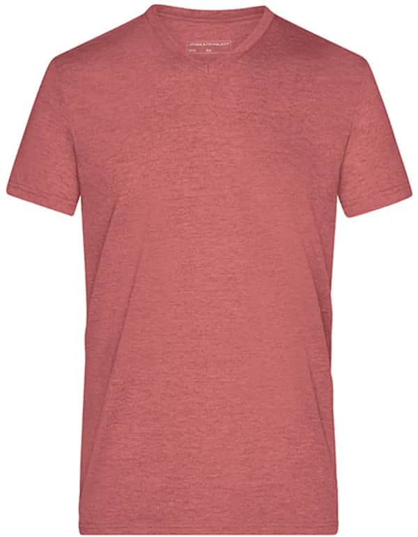 Men´s Heather T-Shirt - Red Melange