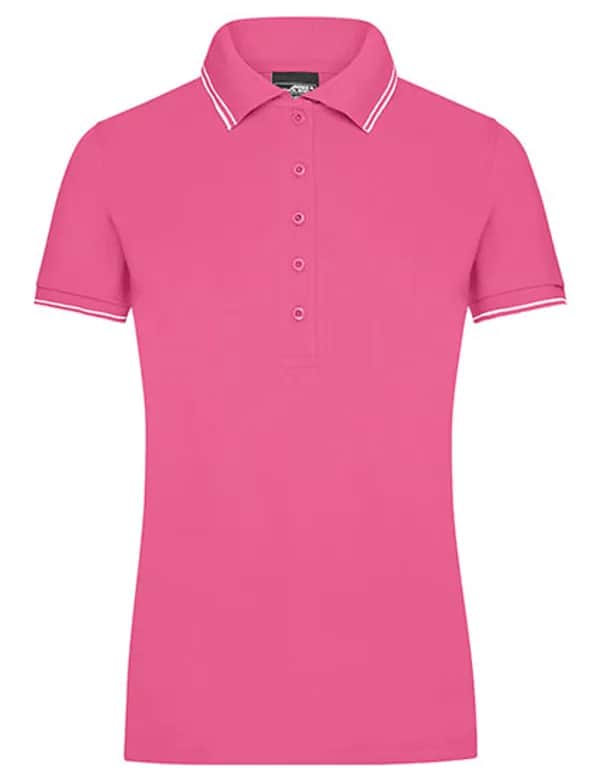 Ladies´ Polo - Pink/White