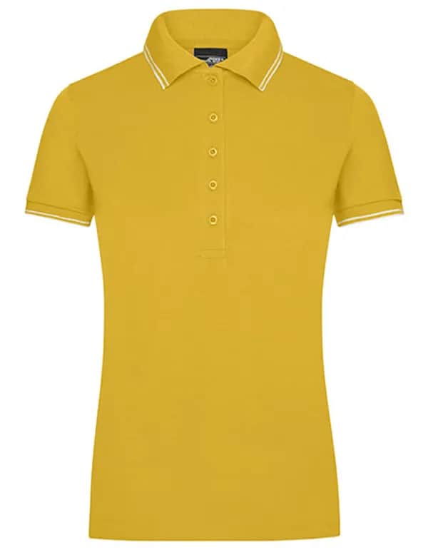 Ladies´ Polo - Sun Yellow/White