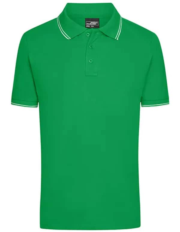 Men´s Polo - Fern Green/White