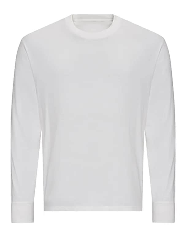 Oversize 100 Long Sleeve T - White
