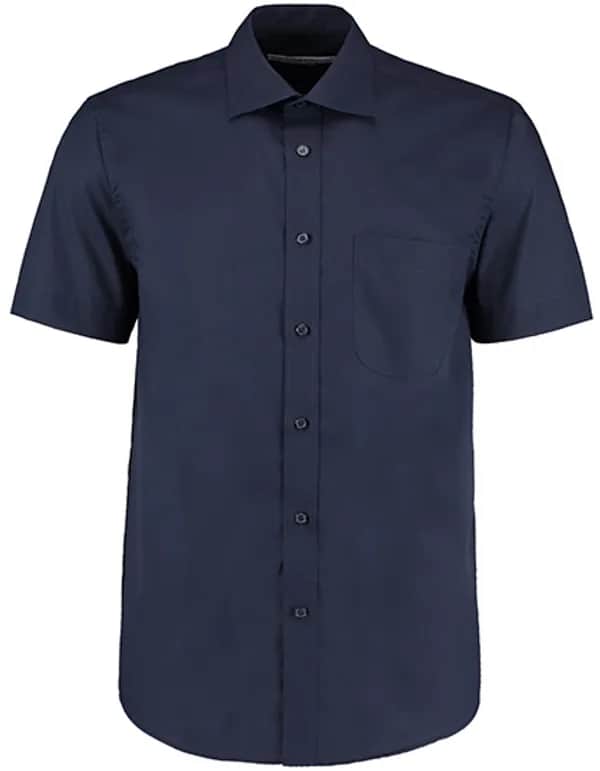 Men´s Classic Fit Business Shirt Short Sleeve - Dark Navy