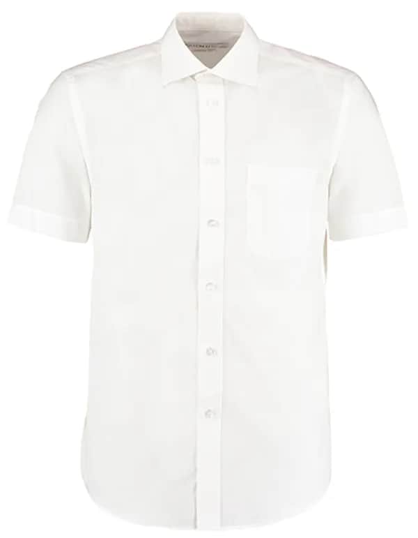 Men´s Classic Fit Business Shirt Short Sleeve - White