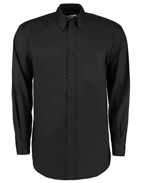 Men´s Classic Fit Premium Oxford Shirt Long Sleeve - Black