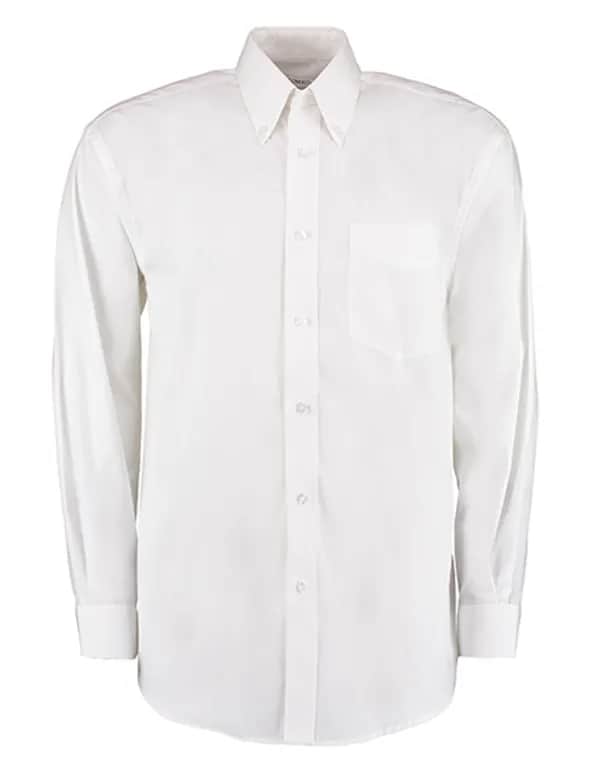 Men´s Classic Fit Premium Oxford Shirt Long Sleeve - White