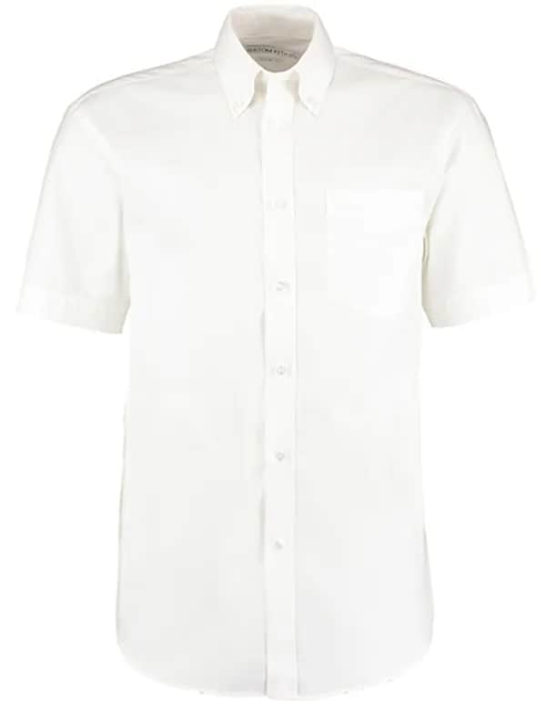 Men´s Classic Fit Premium Oxford Shirt Short Sleeve - White