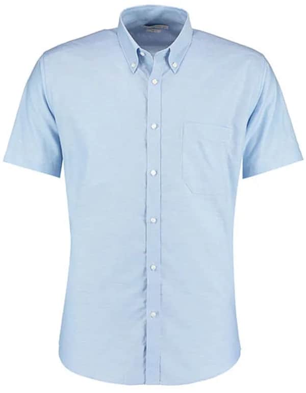 Men´s Slim Fit Workwear Oxford Shirt Short Sleeve - Light Blue