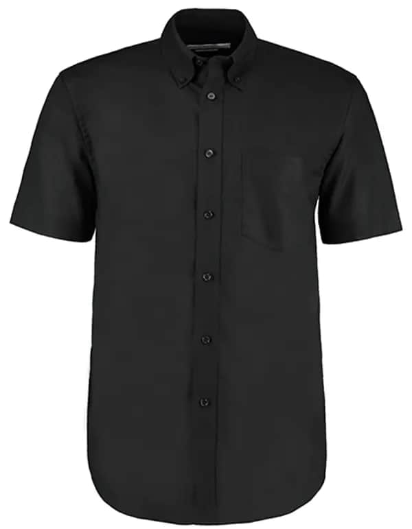 Men´s Classic Fit Workwear Oxford Shirt Short Sleeve - Black