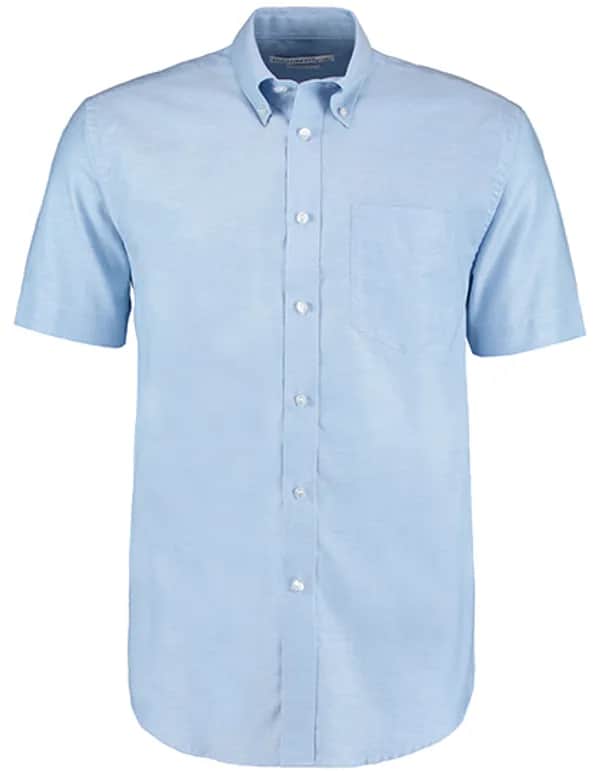 Men´s Classic Fit Workwear Oxford Shirt Short Sleeve - Light Blue