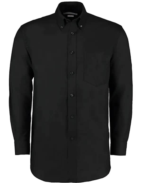Men´s Classic Fit Workwear Oxford Shirt Long Sleeve - Black