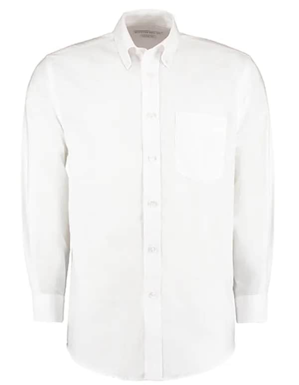 Men´s Classic Fit Workwear Oxford Shirt Long Sleeve - White