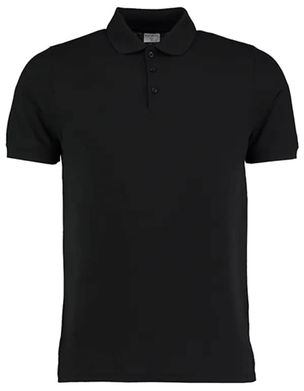 Slim Fit Heavy Weight Klassic Superwash® 60° Polo - Black