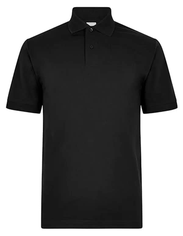 Regular Fit Recycled Superwash® 60º Polo - Black