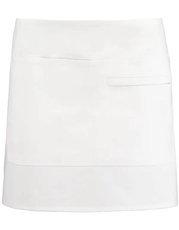 Short Superwash® 60º Bar Apron Unisex - White