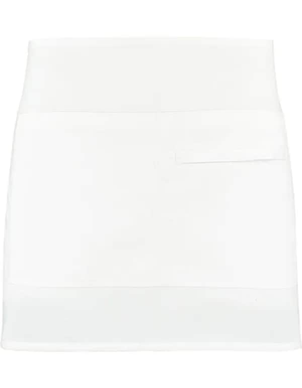 Short Superwash® 60º Bar Apron Unisex - White