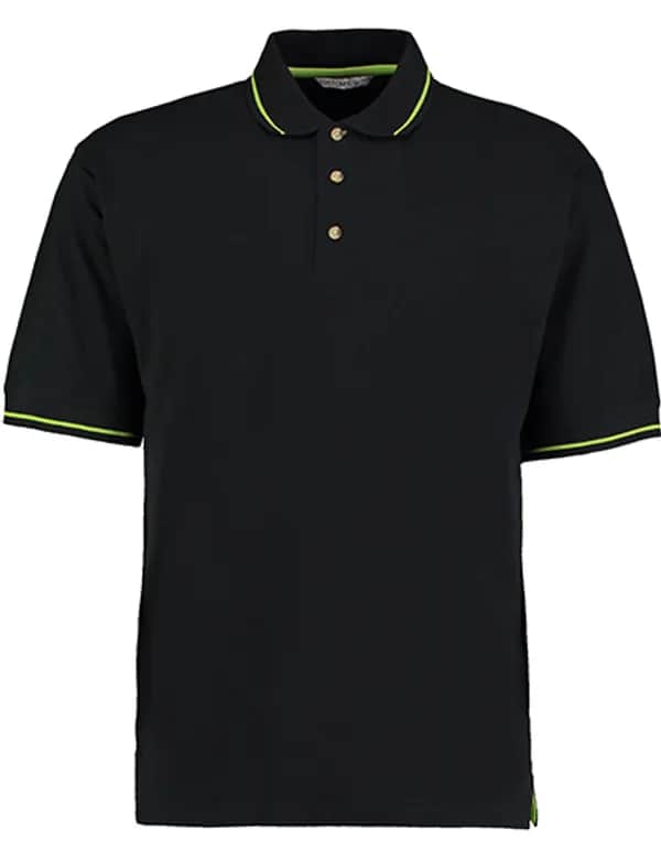 Classic Fit St. Mellion Polo - Black/Lime