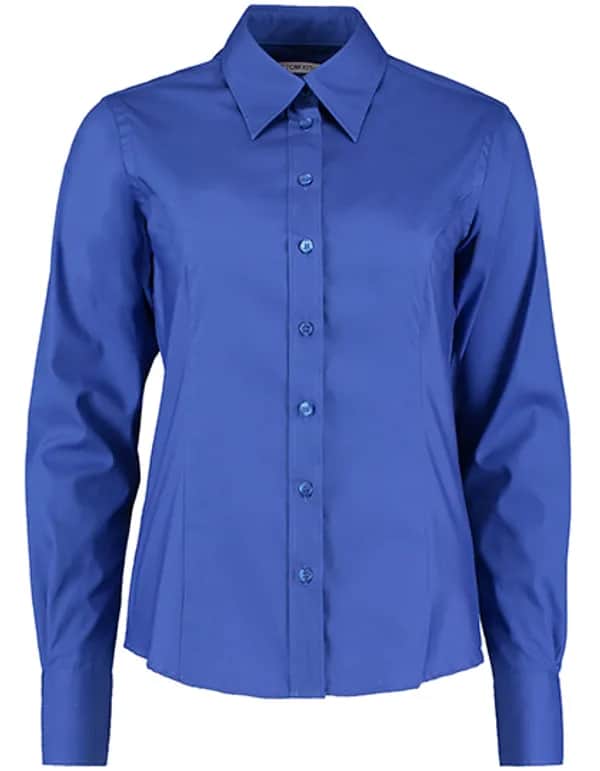 Women´s Tailored Fit Corporate Oxford Shirt Long Sleeve - Royal