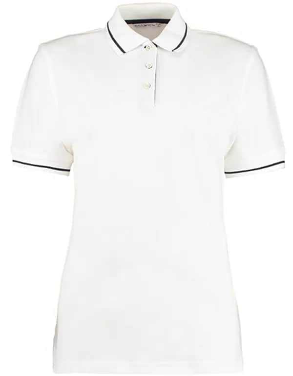 Women´s Classic Fit St. Mellion Polo - White/Navy