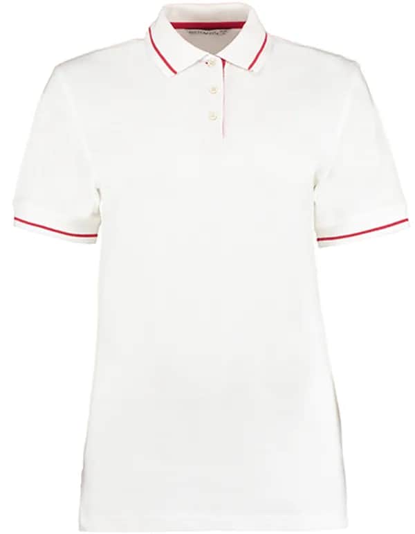 Women´s Classic Fit St. Mellion Polo - White/Red