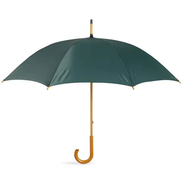 Regenschirm mit Holzgriff - CALA - Grün
