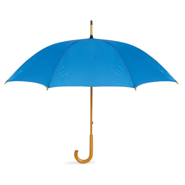 Regenschirm mit Holzgriff - CALA - Königsblau