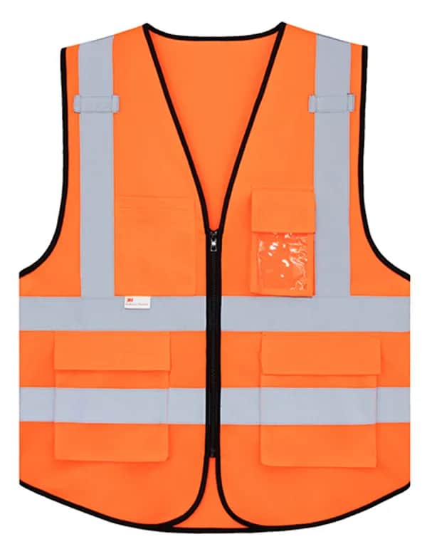 Premium Multifunctional Executive Safety Vest Munich - Signal Orange