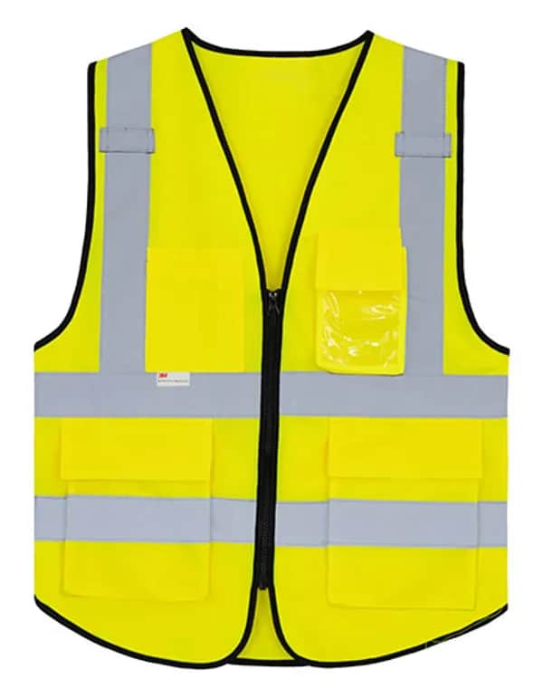 Premium Multifunctional Executive Safety Vest Munich - Signal Yellow