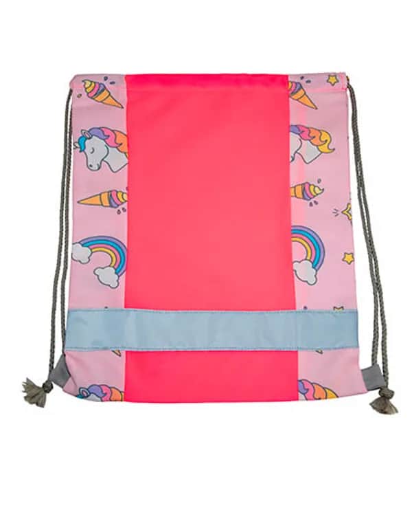 Childrens Gym Bag Action Line - Pink/Unicorn