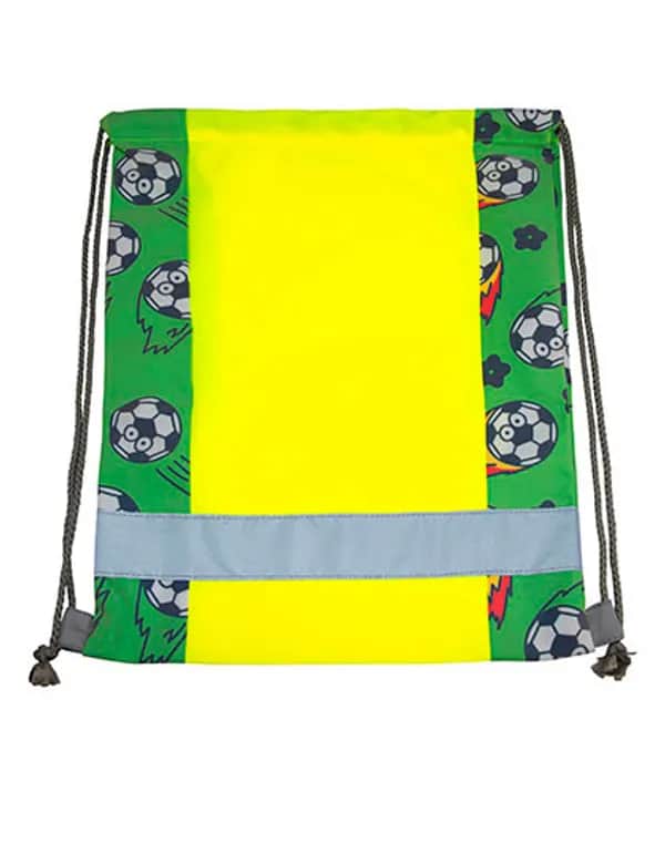 Childrens Gym Bag Action Line - Yellow/Soccer
