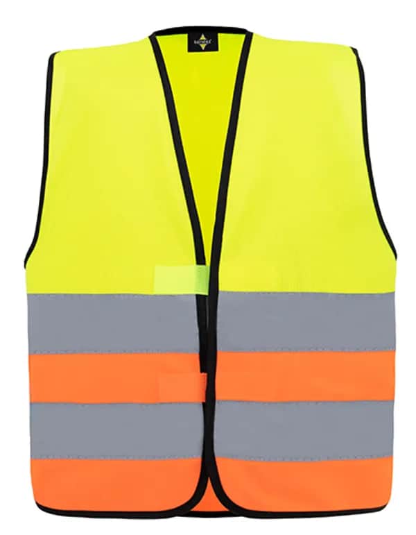 Kids´ Hi-Vis Functional Safety Vest Aarhus - Yellow/Orange