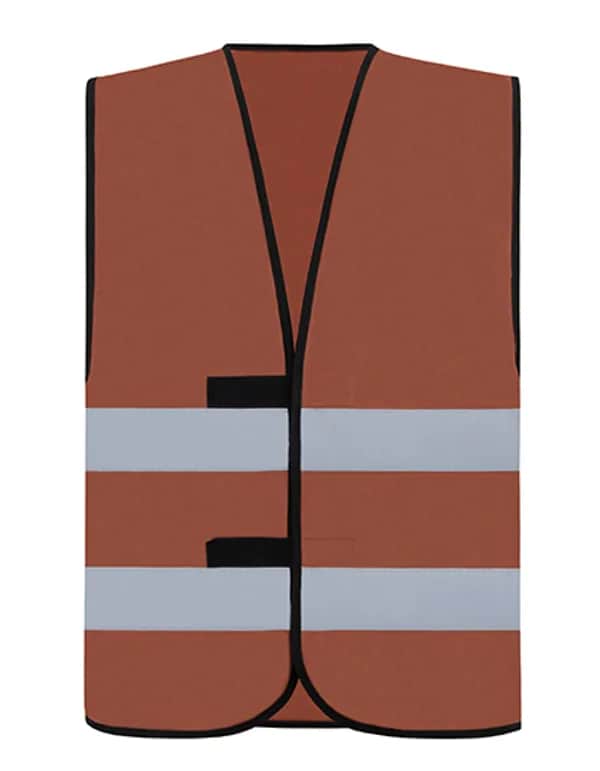 Functional Hi-Vis Safety Vest Dortmund - Maroon