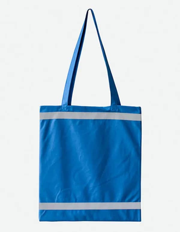 Warnsac® Reflective Shopping Bag With Long Handles - Blue