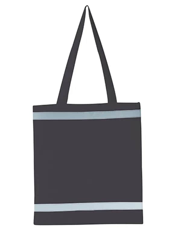 Warnsac® Reflective Shopping Bag With Long Handles - Grey