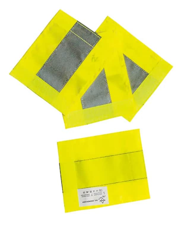 Hi-Vis Elements With Velcro Rollflektor® (Set Of 4) - Signal Yellow