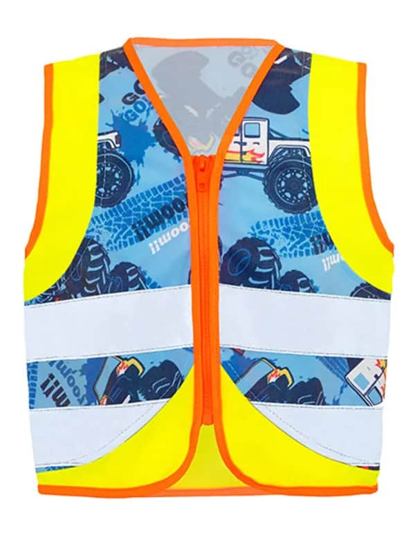 Children´s Safety Vest Action Vehicle Fun CO² Neutral - Monstertruck