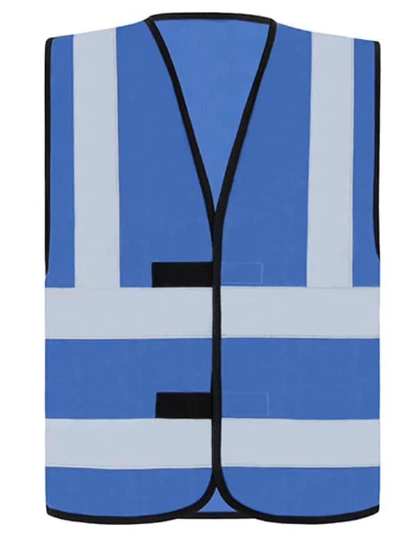 Hi-Vis Safety Vest With 4 Reflective Stripes Hannover - Blue