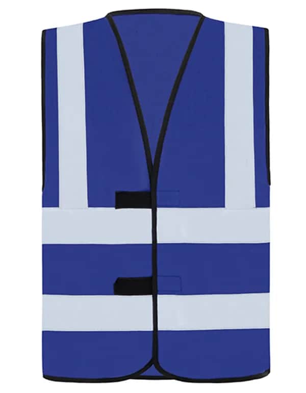 Hi-Vis Safety Vest With 4 Reflective Stripes Hannover - Royal Blue