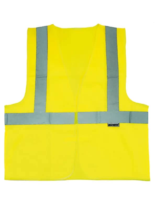 Hi-Vis Safety Vest With 3 Reflective Stripes Bremen - Signal Yellow