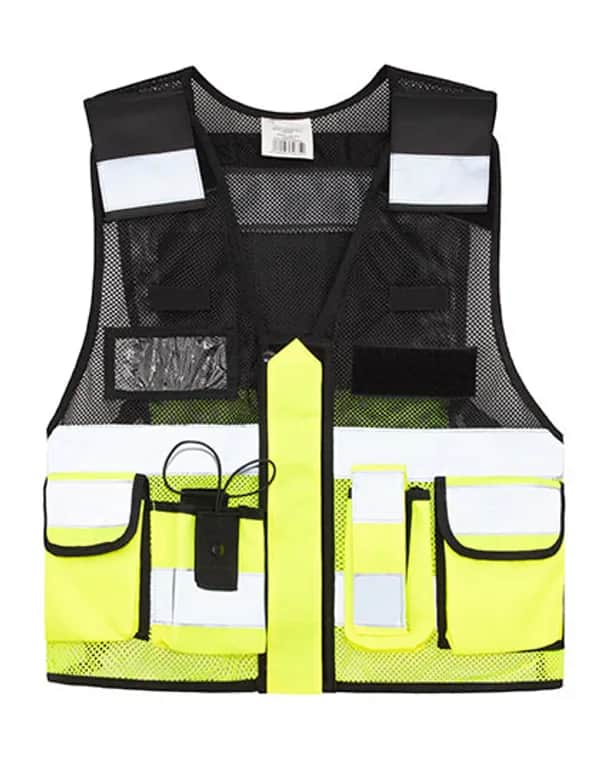 Mesh Tactical Vest Sparta - Signal Yellow/Black