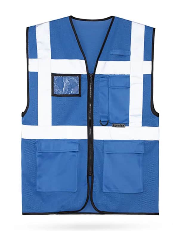 Mesh Multifunctional Vest Larisa - Blue