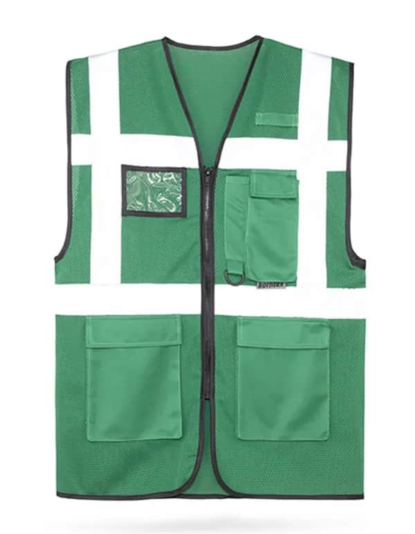 Mesh Multifunctional Vest Larisa - Forest Green
