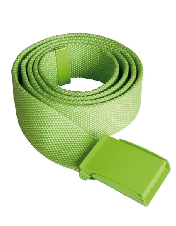Trendy Promotional Belt Basel - Lime Green
