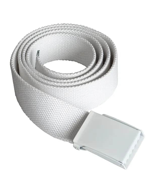 Trendy Promotional Belt Basel - White
