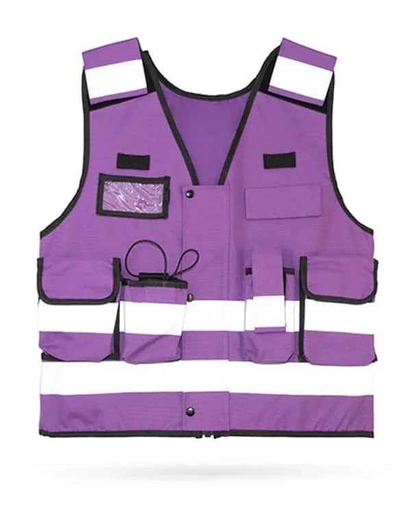 Tactical safety vest Stammheim - Violett