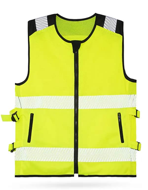 Hi-Vis Mesh Motorcycle Safety Vest Naxos - Signal Yellow