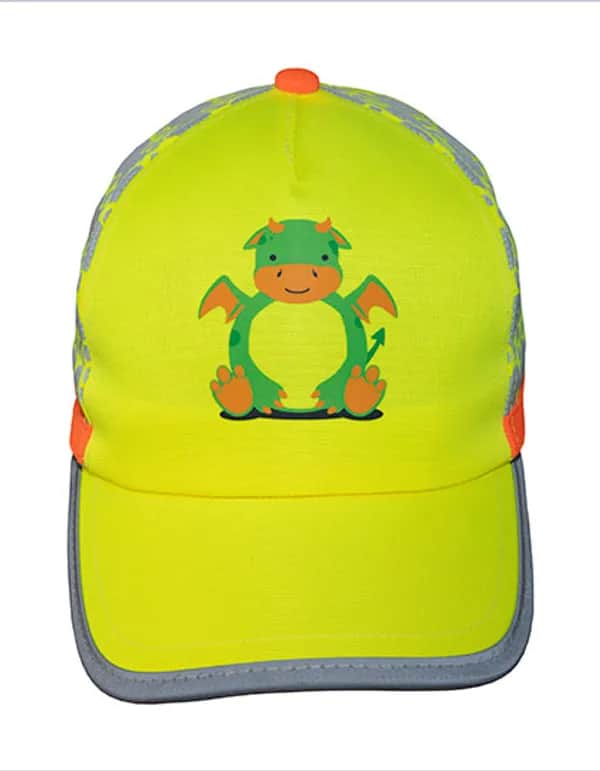 Cap for Kids Funtastic Wildlife - Dragon Yellow