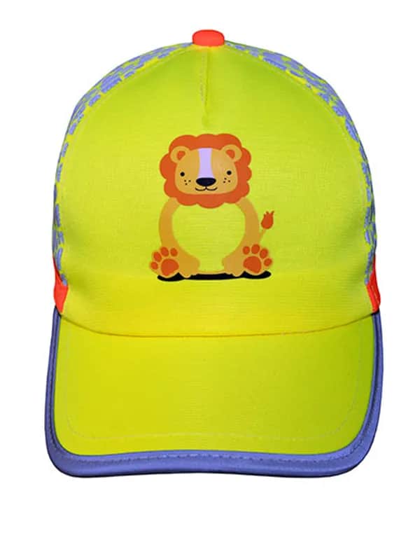 Cap for Kids Funtastic Wildlife - Lion Yellow