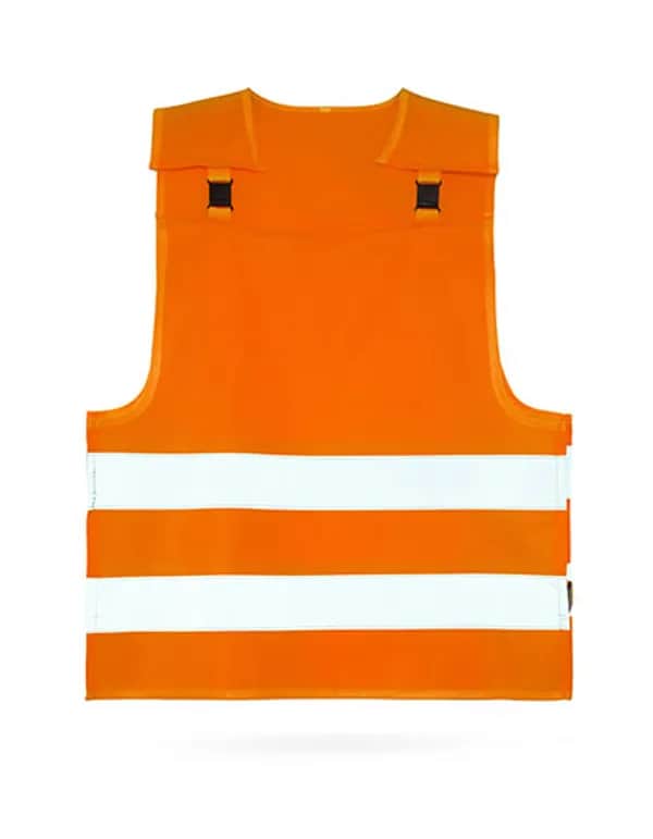 Children´s Safety Poncho with anti-strangulation system Koge - Signal Orange