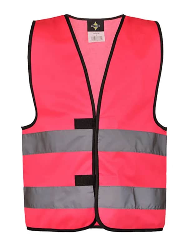 Kids´ Hi-Vis Safety Vest Aarhus - Neon Pink